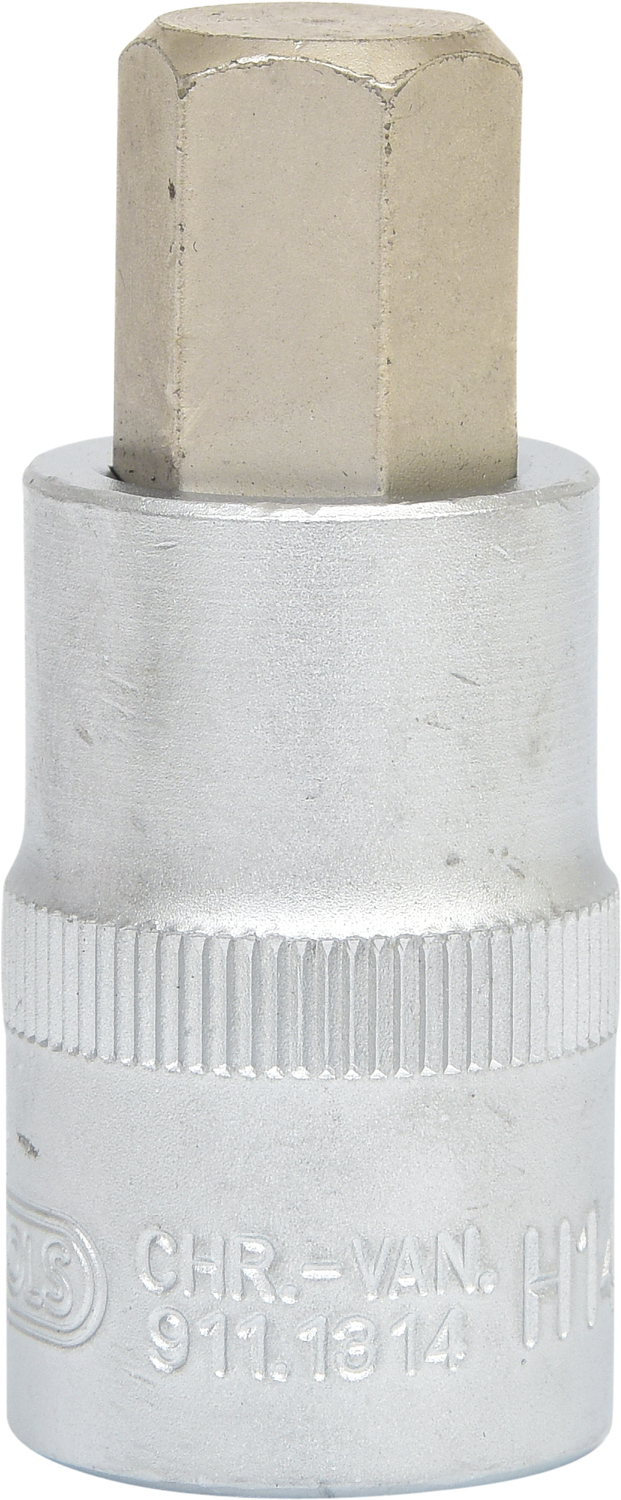 KS TOOLS 1/2" Bit-Stecknuss Innensechskant, kurz