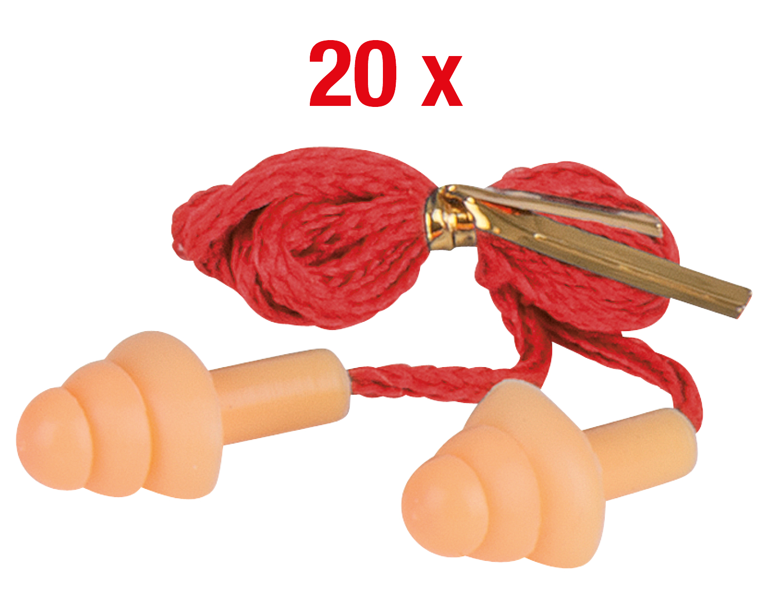 KS Tools Ohrstöpsel PU, mit Schnur und Pilzkopf, 20 Paar