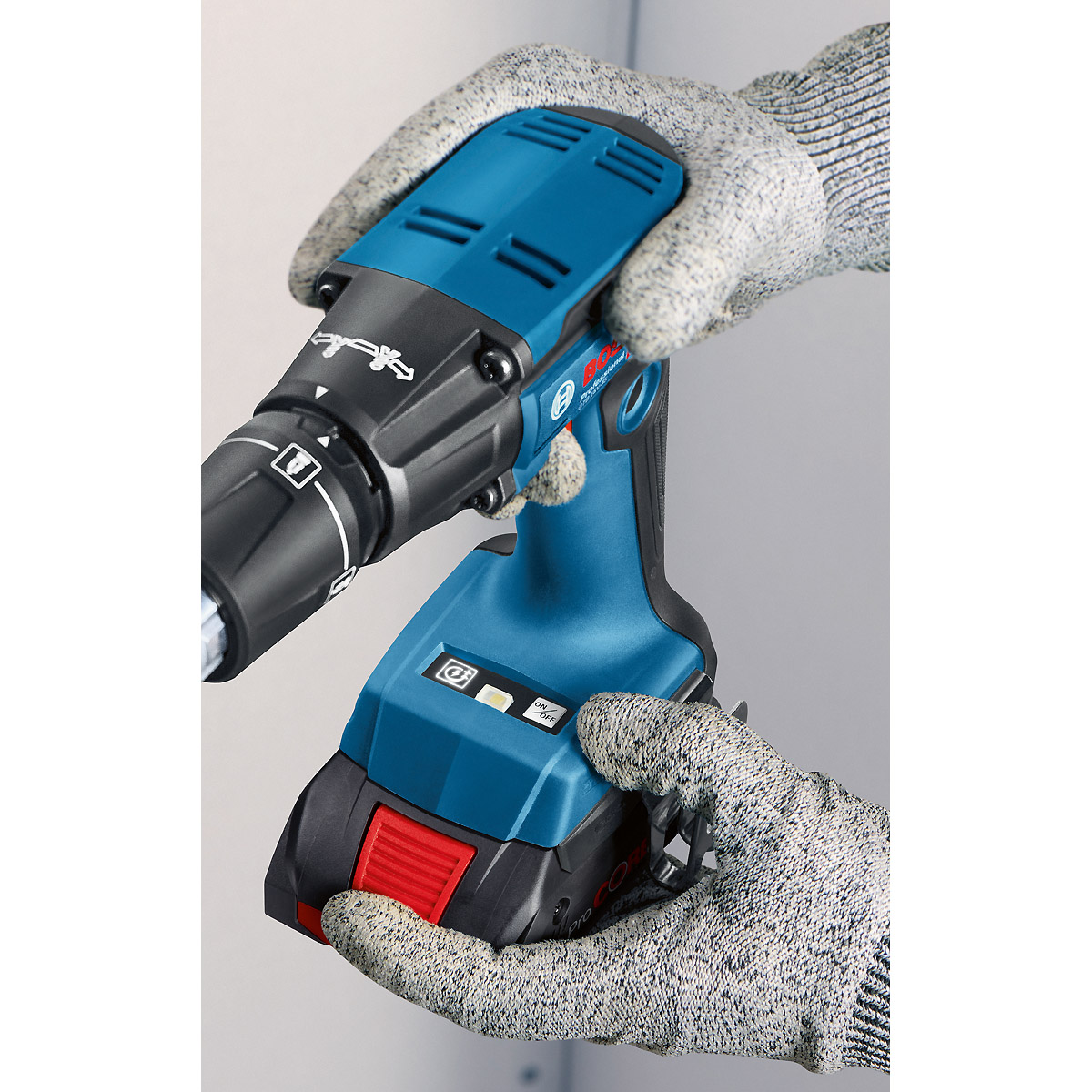Bosch Akku-Trockenbauschrauber GTB 18V-45, 2 x Akku ProCORE18V 4.0Ah, Ladg. u. L-BOXX