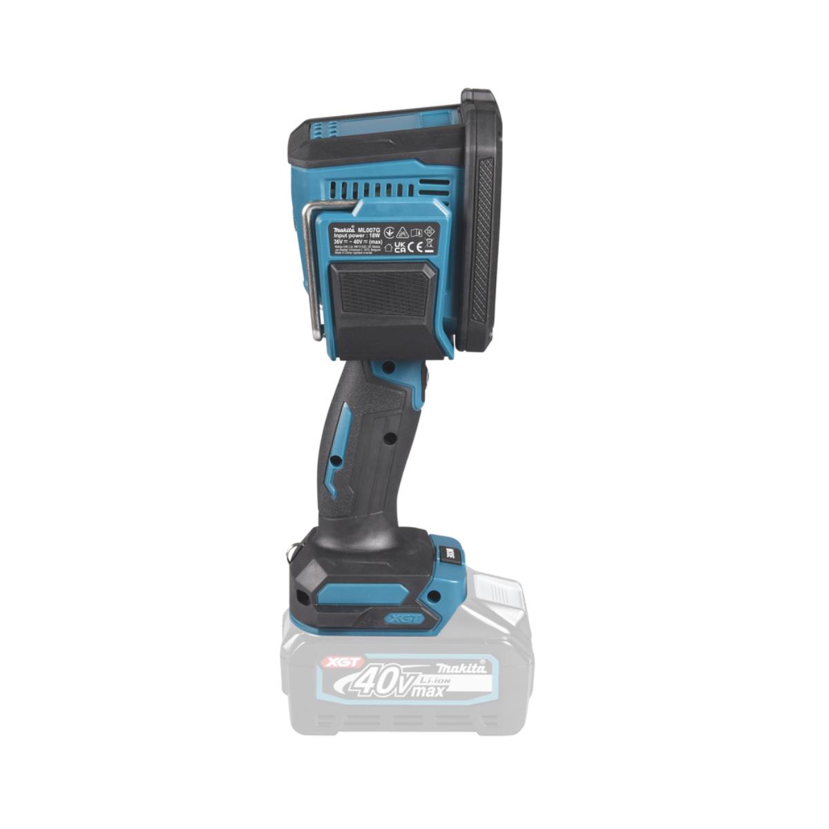 Makita LED-Akku-Handstrahler 40V max. - 82.000 lx - 1.250 lm - ML007G