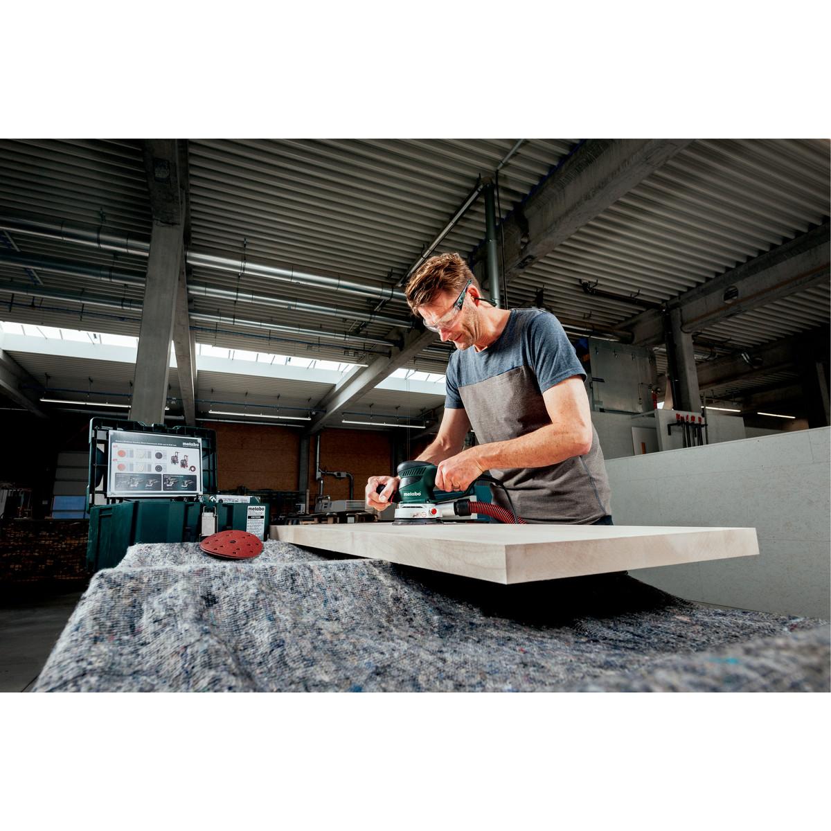 Metabo Exzenterschleifer SXE 450 TurboTec metaBOX 215