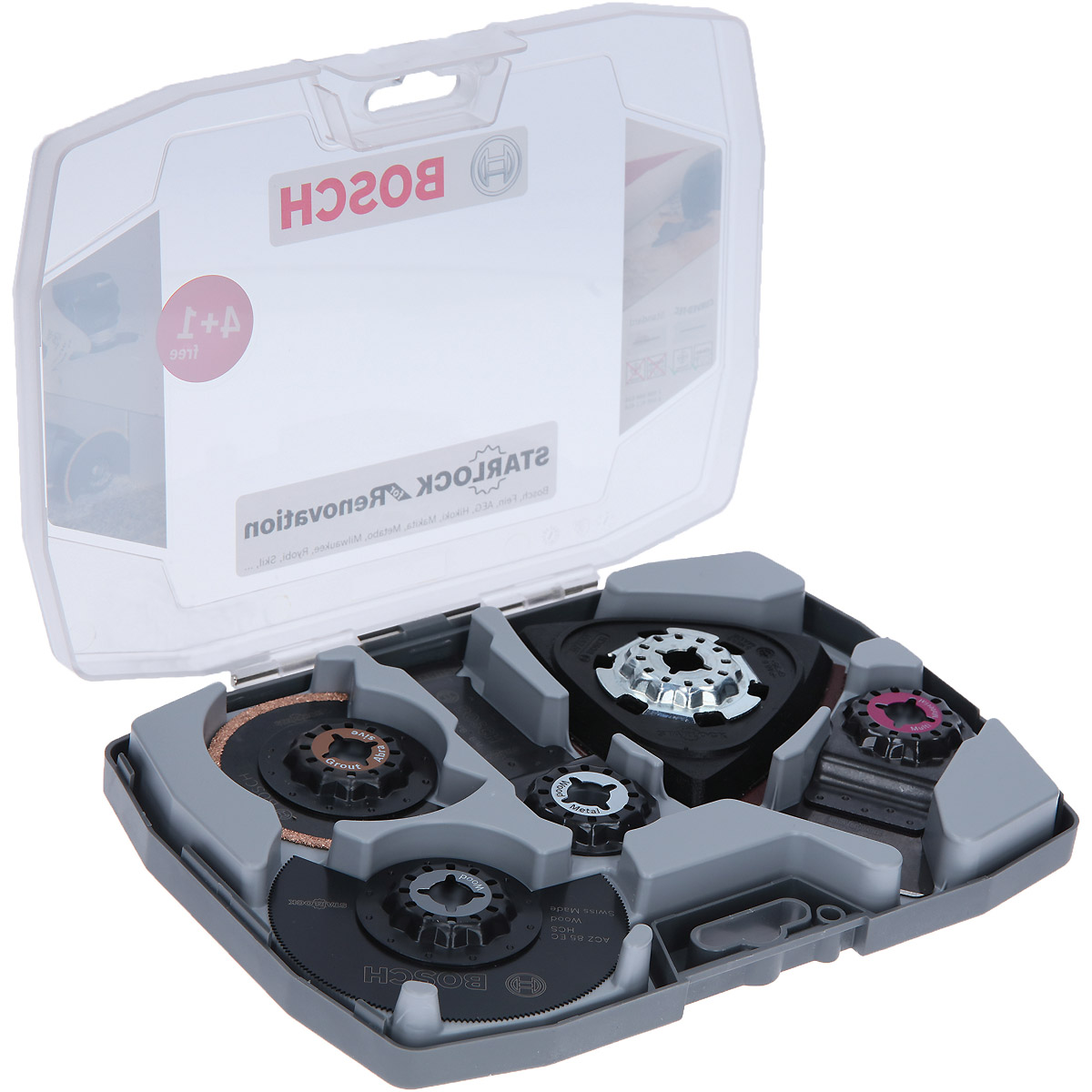 Bosch Starlock-Set für Renovierungsarbeiten, 4+1-teilig