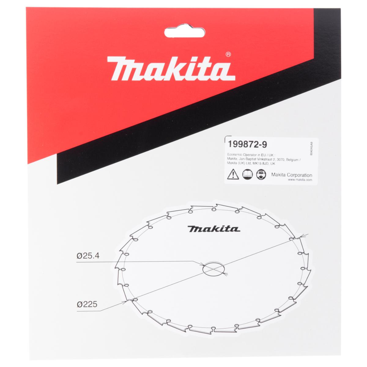 Makita Meisselzahn-Sägeblatt 255mm
