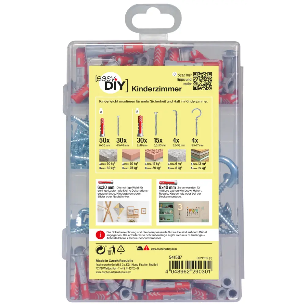 Fischer EasyDIY Box Kinderzimmer (133 Teile)