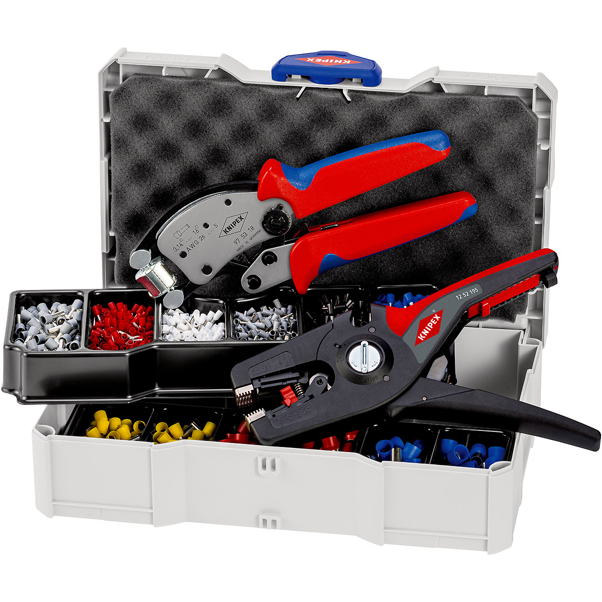 KNIPEX Crimp-Sortiment für Aderendhülsen 265 mm