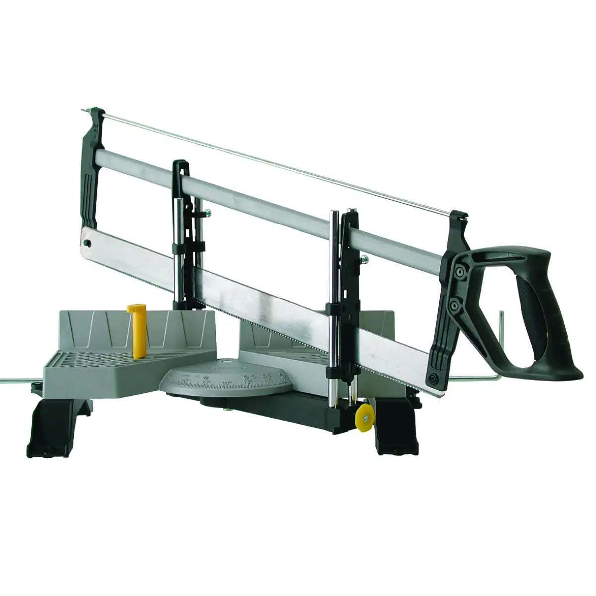 STANLEY Gehrungslade Metall mit Säge 560 x 95 mm justierbar Blatt-Spann-Schraube