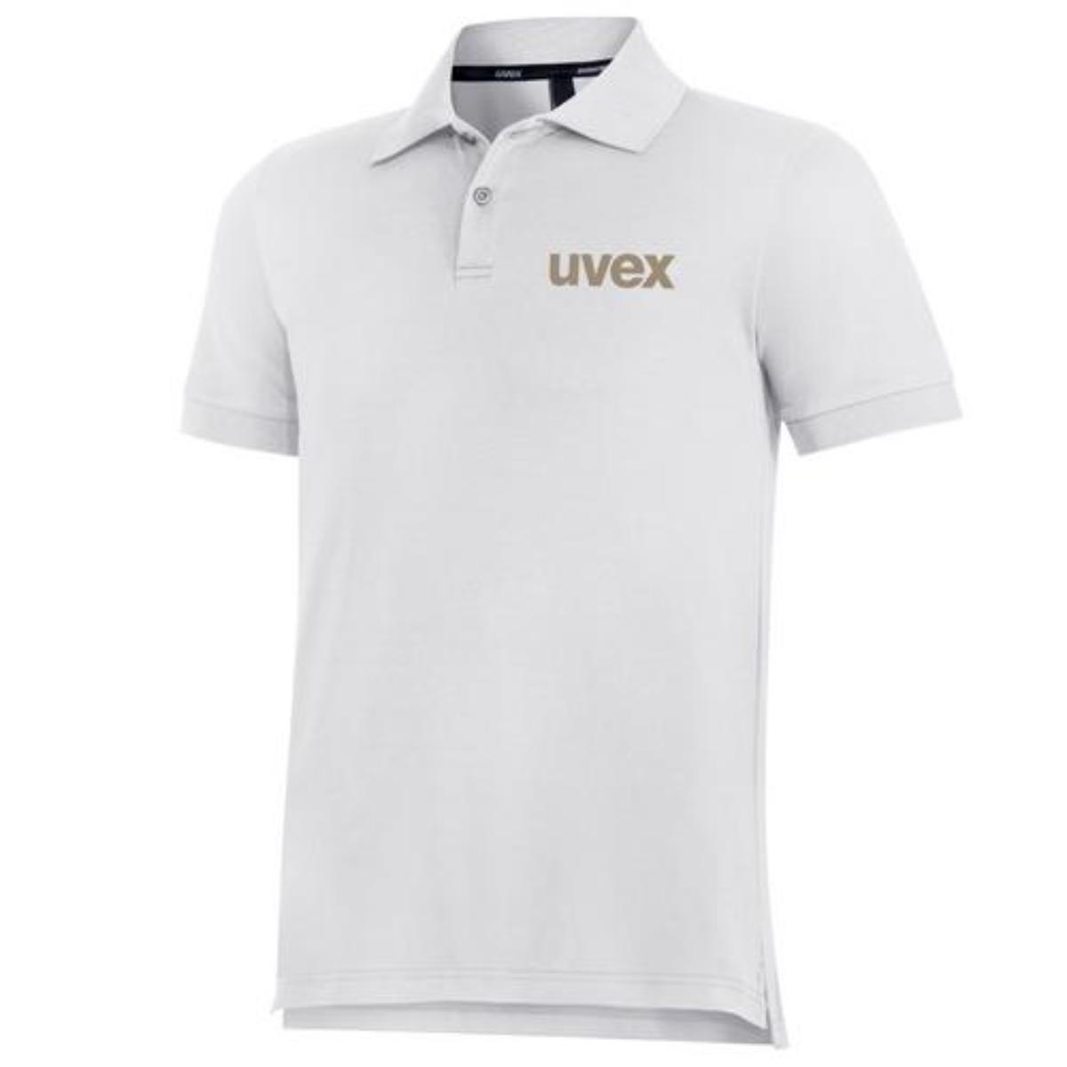 uvex corporate 26 Poloshirt Herren weiß