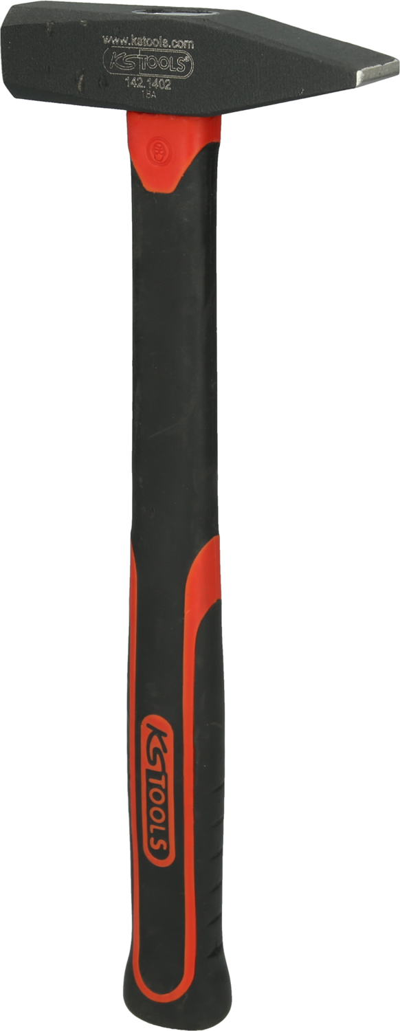 KS Tools Schlosserhammer mit Fiberglasstiel