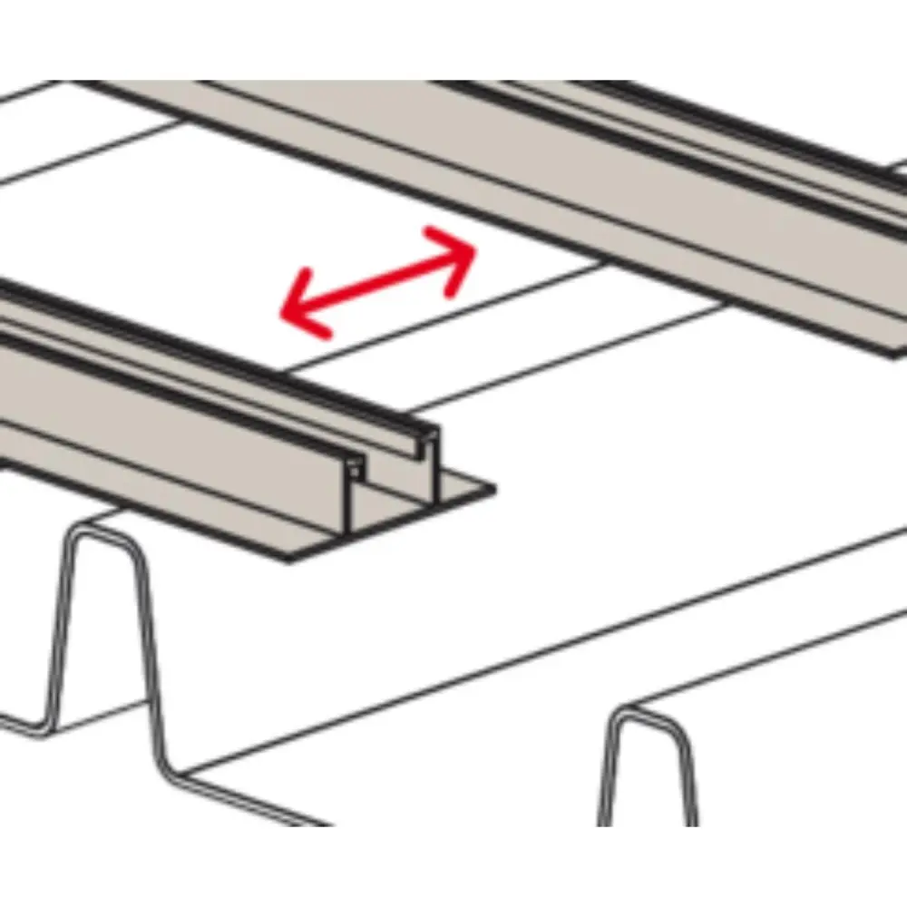 Fischer Profil SolarMetal P H25 400 Aluminium