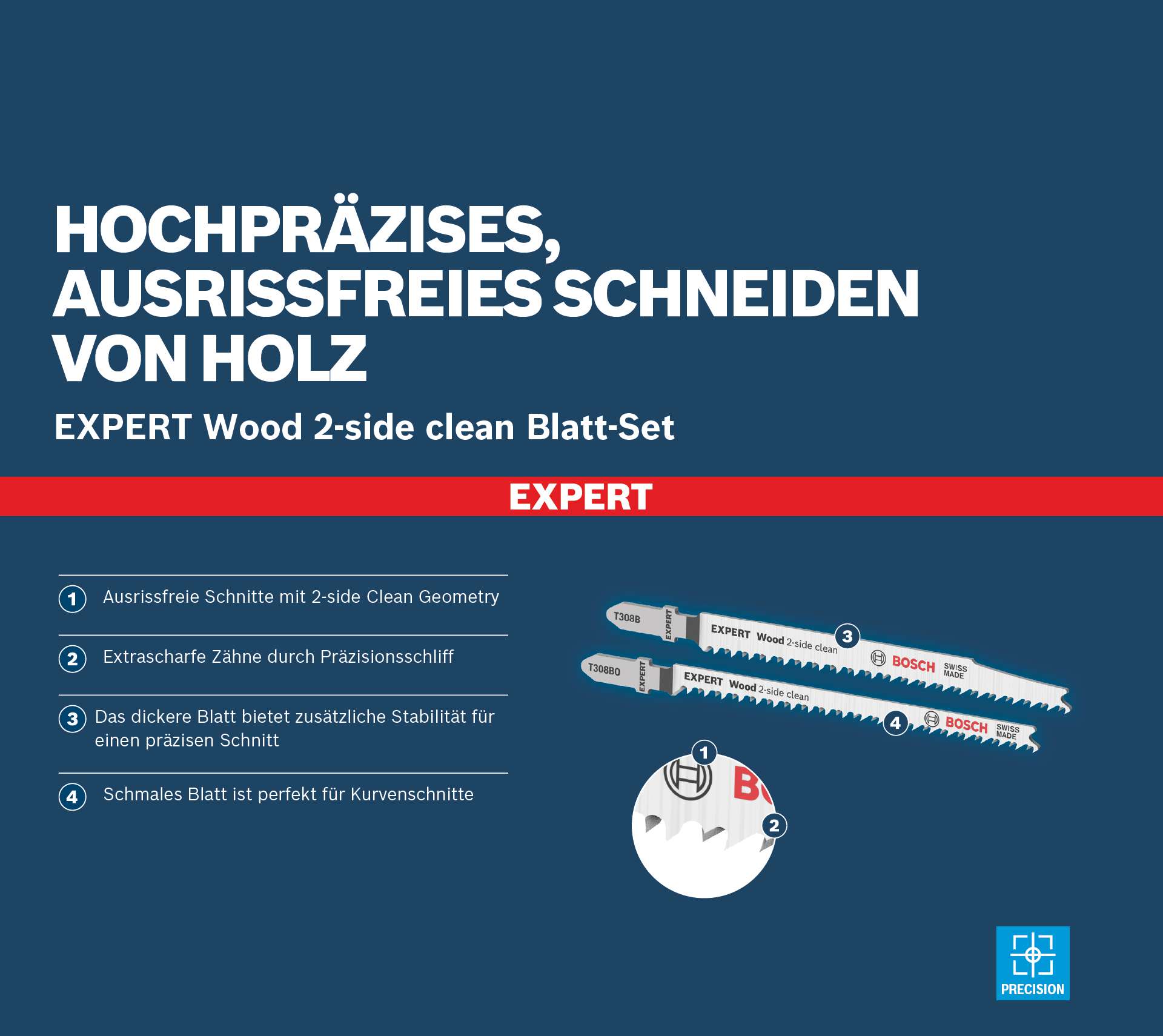 Bosch EXPERT STB-Set 3tlg (2x T308B, 1x T308BO)