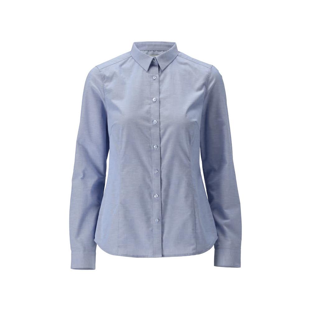 MASCOT Damen Langarmhemd FRONTLINE hellblau