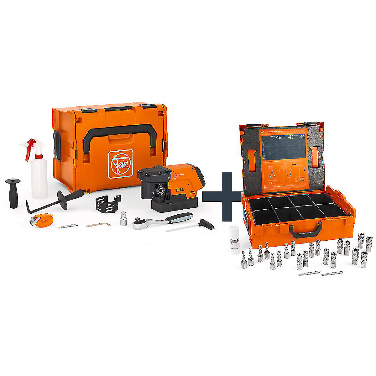 Fein KBC 36 MAGFORCE Truckframe-Set 3/4 in Weldon für den Sonderfahrzeug- und Fahrzeugrahmenbau