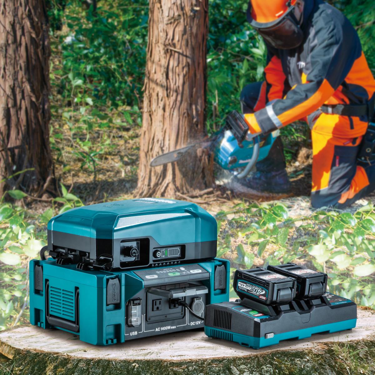 Makita Stromwandler MAKPAC 1.400 W - 230V - 12V - BAC01