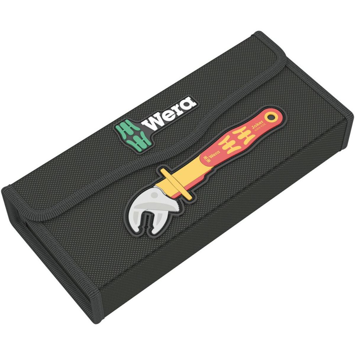 Wera 6004 Joker VDE 4 Set 1 VDE-isolierter selbstjustierender Maulschlüssel-Satz, 4-teilig
