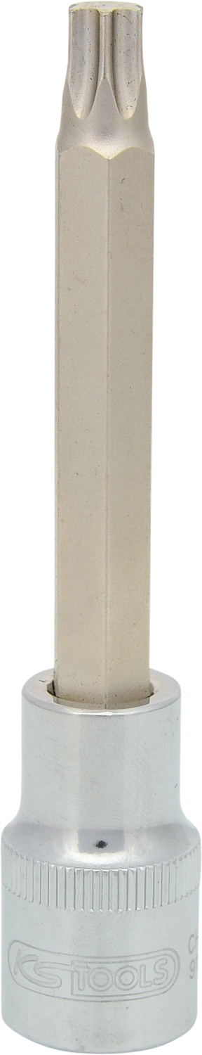 KS Tools 1/2" CHROMEplus Bit-Stecknuss Torx, lang