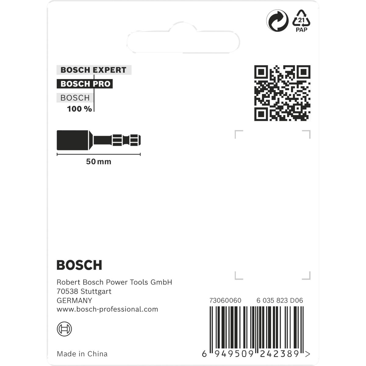 Bosch PRO Nutsetter Impact,1/4 x50mm,5/16 x50mm,3/8 x50mm,1 7/8 x50mm, 4-teiliges Set