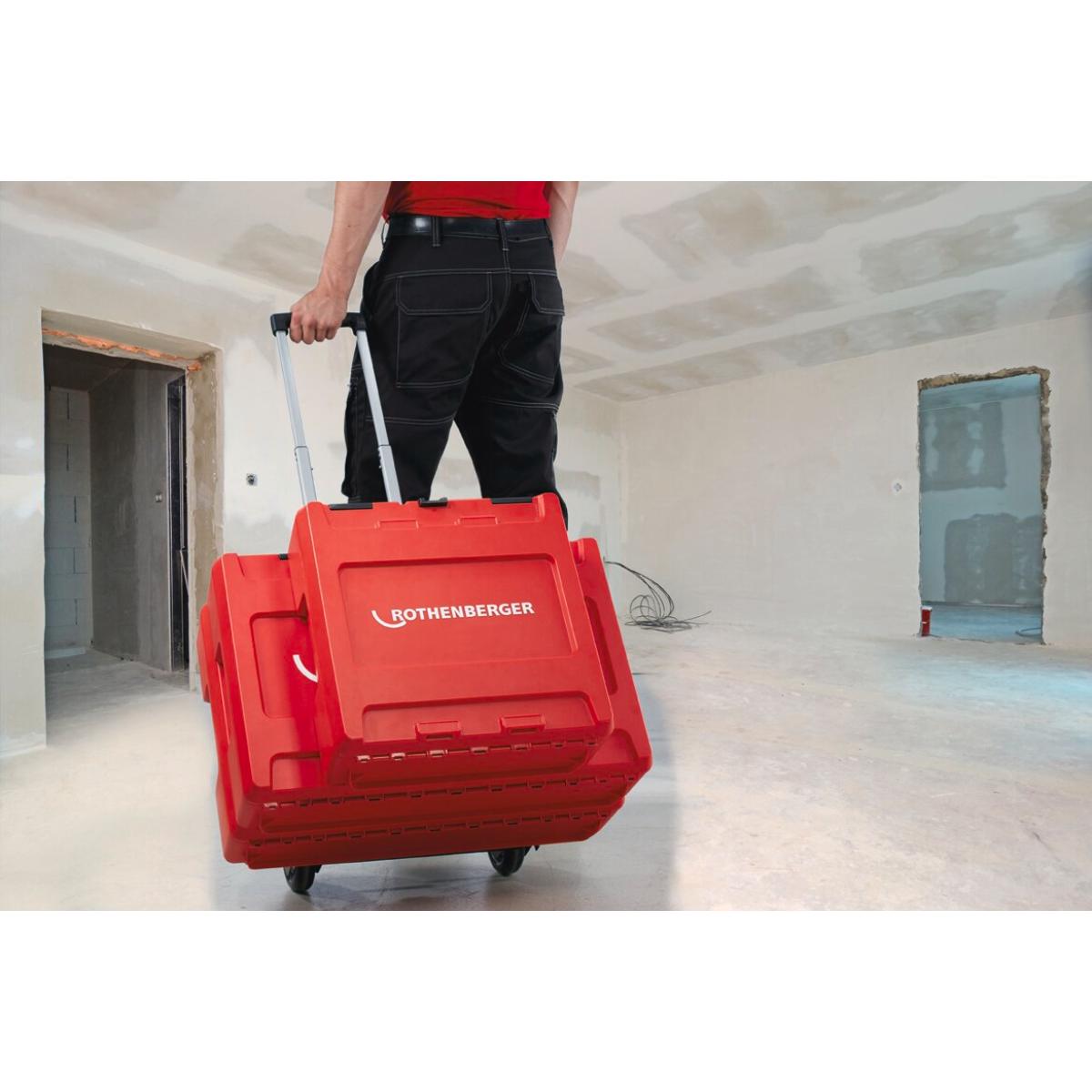 Rothenberger Werkzeugkoffer ROCASE 4212 mit Einlage Pressbacken klein