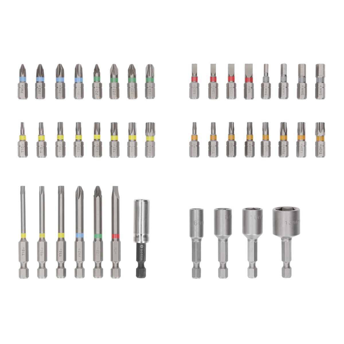 Bosch Extra Hard im Pick and Click-Koffer Auststeller, 43‑teiliges Set