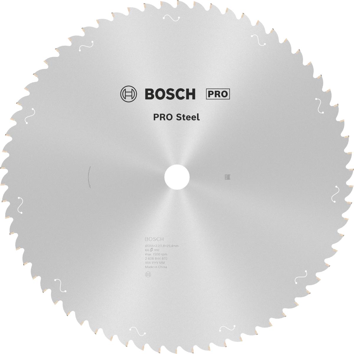 Bosch PRO Steel Sägeblatt für Kreissägen,Netz-/kabelgebunden