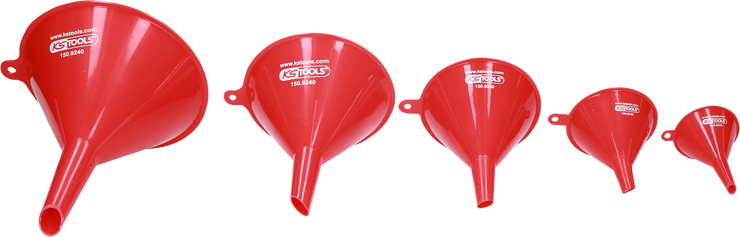 KS Tools Trichter-Satz, 5-tlg Ø55-150mm