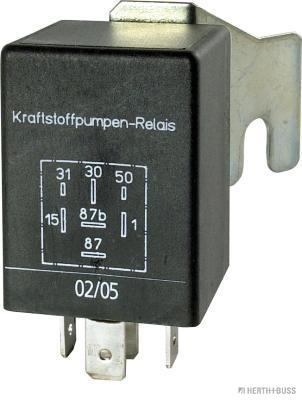 HERTH&BUSS Relais, Kraftstoffpumpe, 12 V, 16 A, 7 pins
