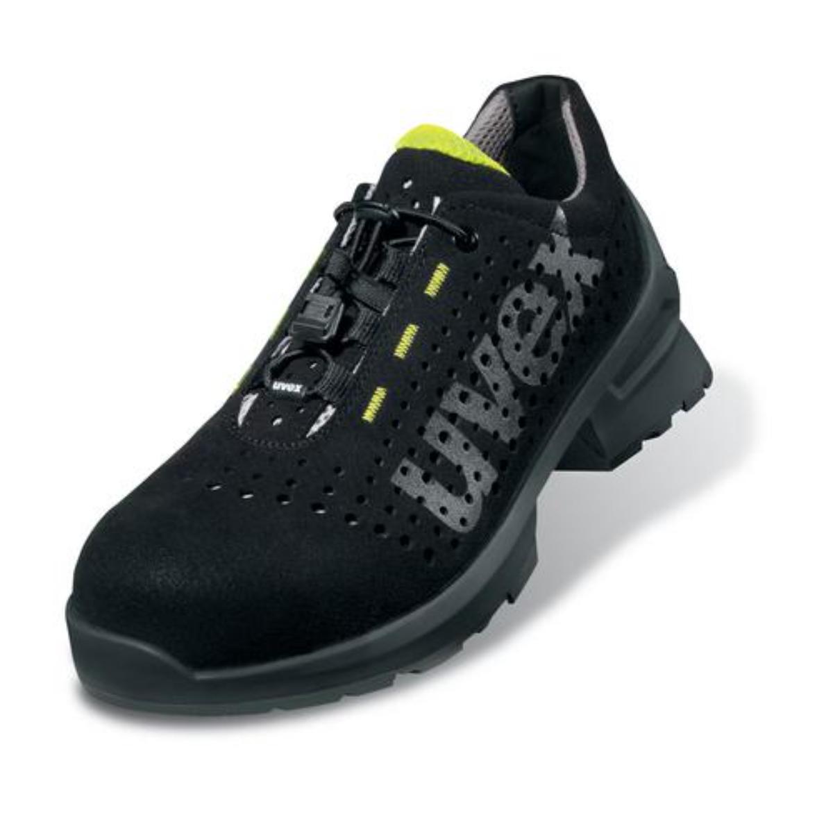 uvex 1 Sicherheitsschuh Halbschuhe S1, schwarz/gelb