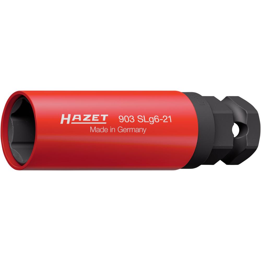 HAZET Schlag-, Maschinenschrauber Steckschlüsseleinsatz 903SLG6-21 - 1/2 Zoll (12,5 mm) Vierkant, SW