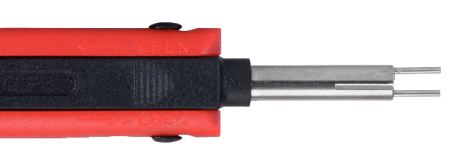 KS Tools Entriegelungswerkzeug für Flachstecker-Flachsteckhülsen 4,8 mm, 6,3 mm (Delphi Ducon)