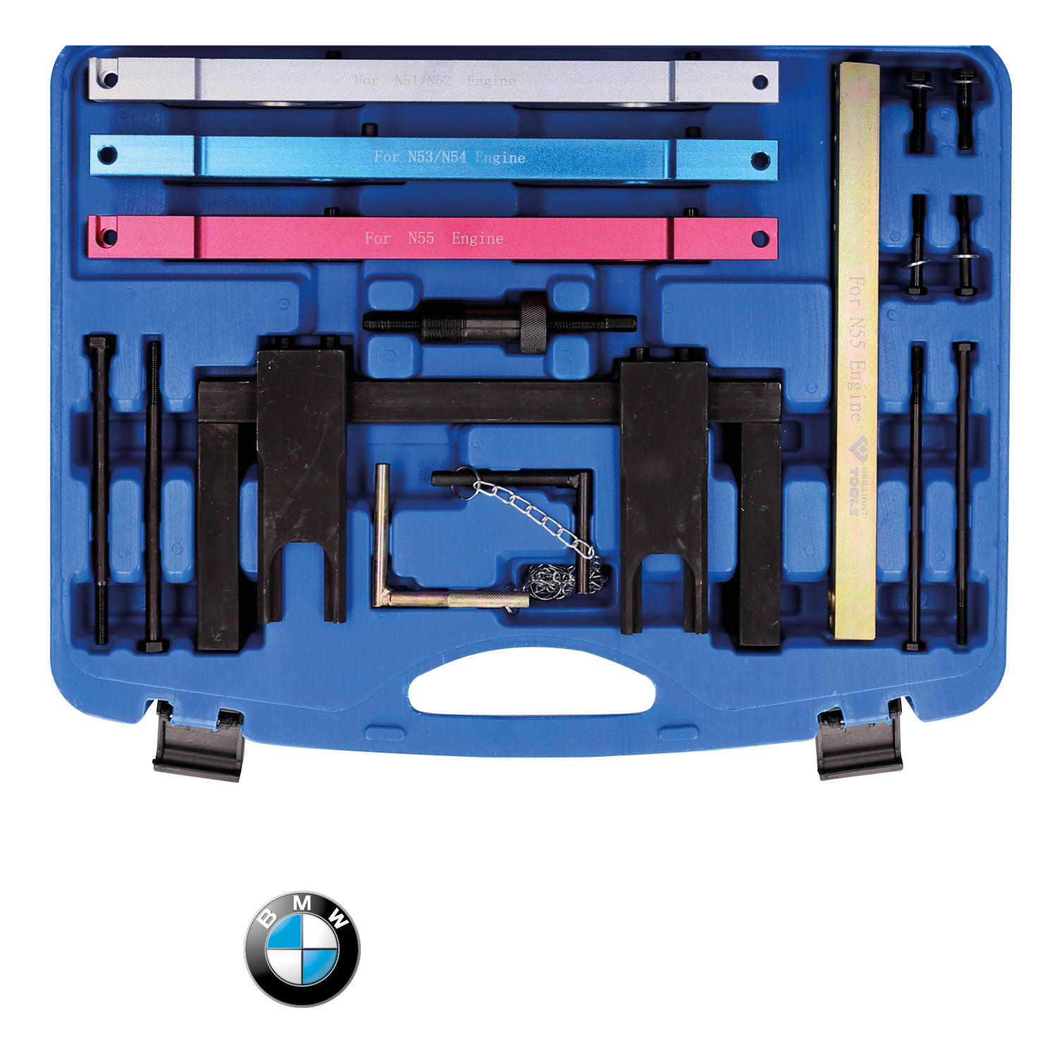 Brilliant Tools Motor-Einstellwerkzeug-Satz für BMW N51, N52, N52K, N53, N54, N55 - BT592000