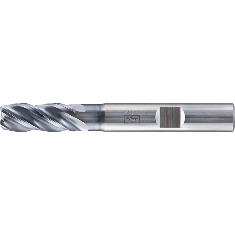 PFERD TOOLS VHM Eckfräser lang 4 Schneiden Radius TiAlN Schaft HB Universal Line