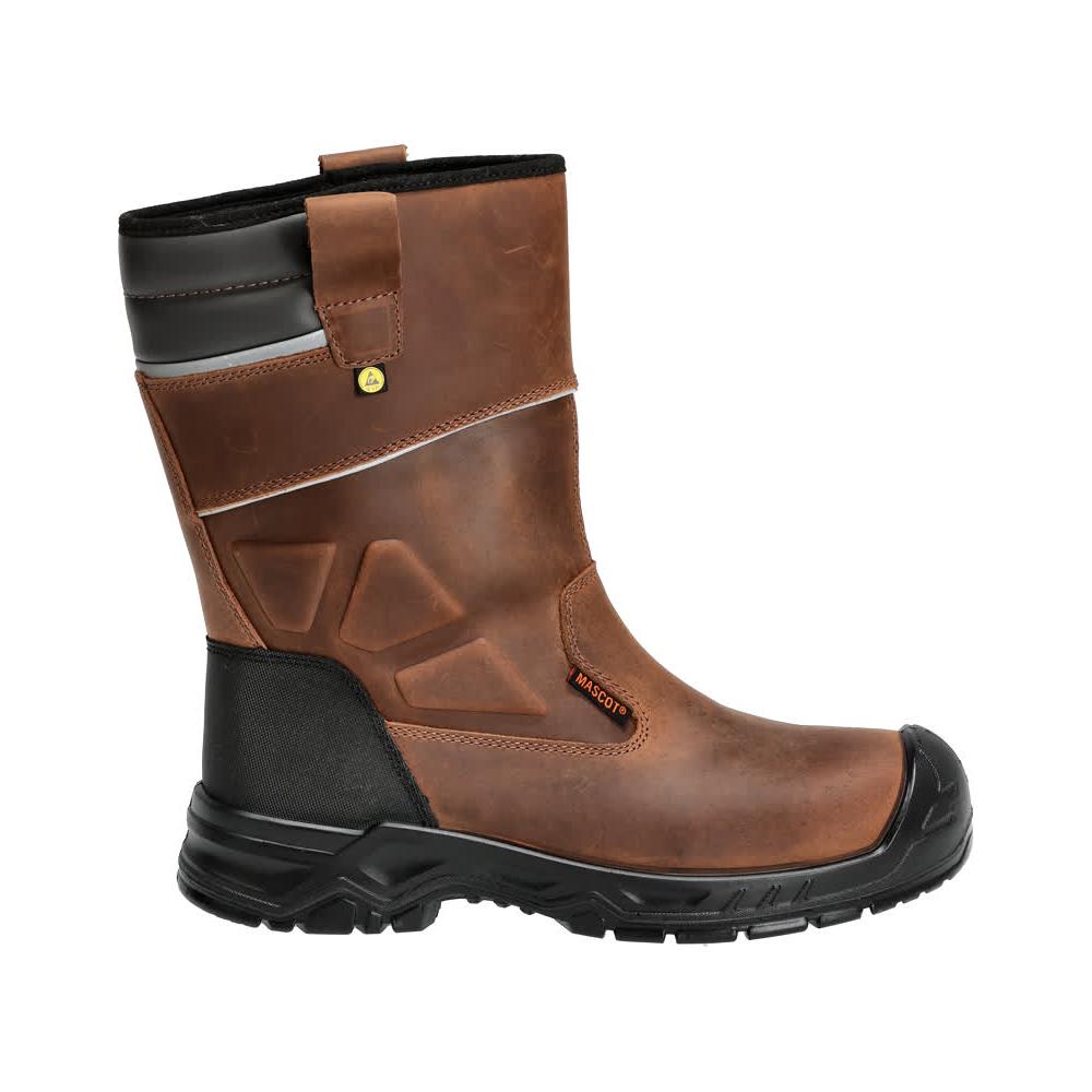 MASCOT Sicherheitsstiefel Nussbraun/Schwarz S3S