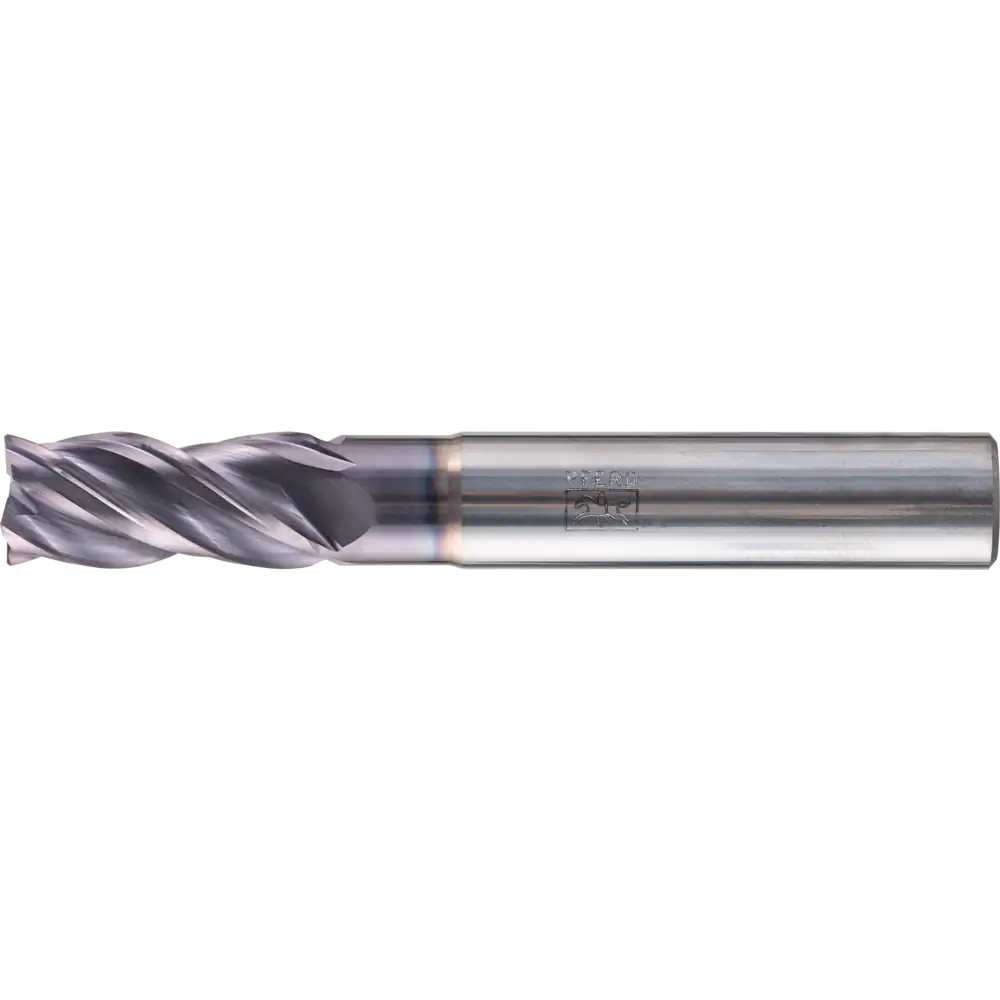 PFERD Tools VHM Eckfräser lang 4 Schneiden 45° Fase TiAlN Schaft HA Universal Line