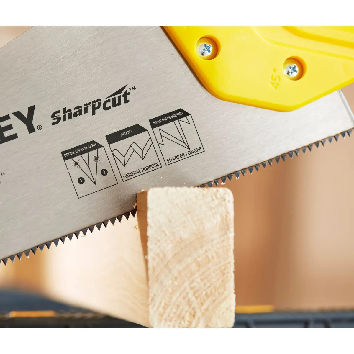 STANLEY Sharpcut Holzsäge 15"/ 380 mm, 7 TPI