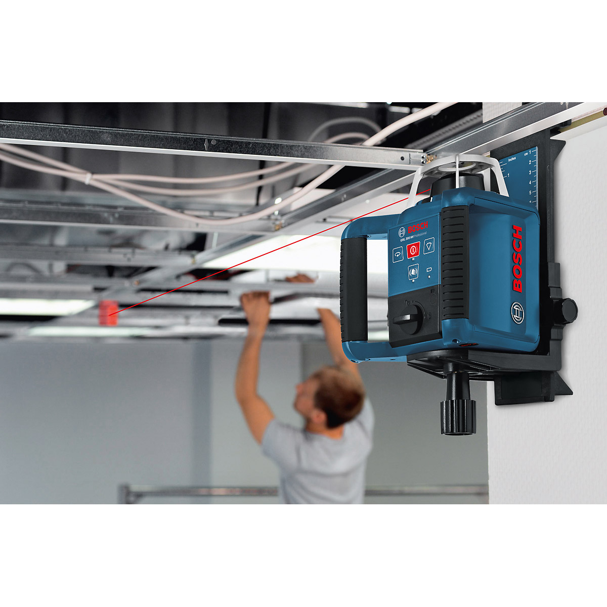 Bosch Rotationslaser GRL 300 HV + LR 45 in L-BOXX