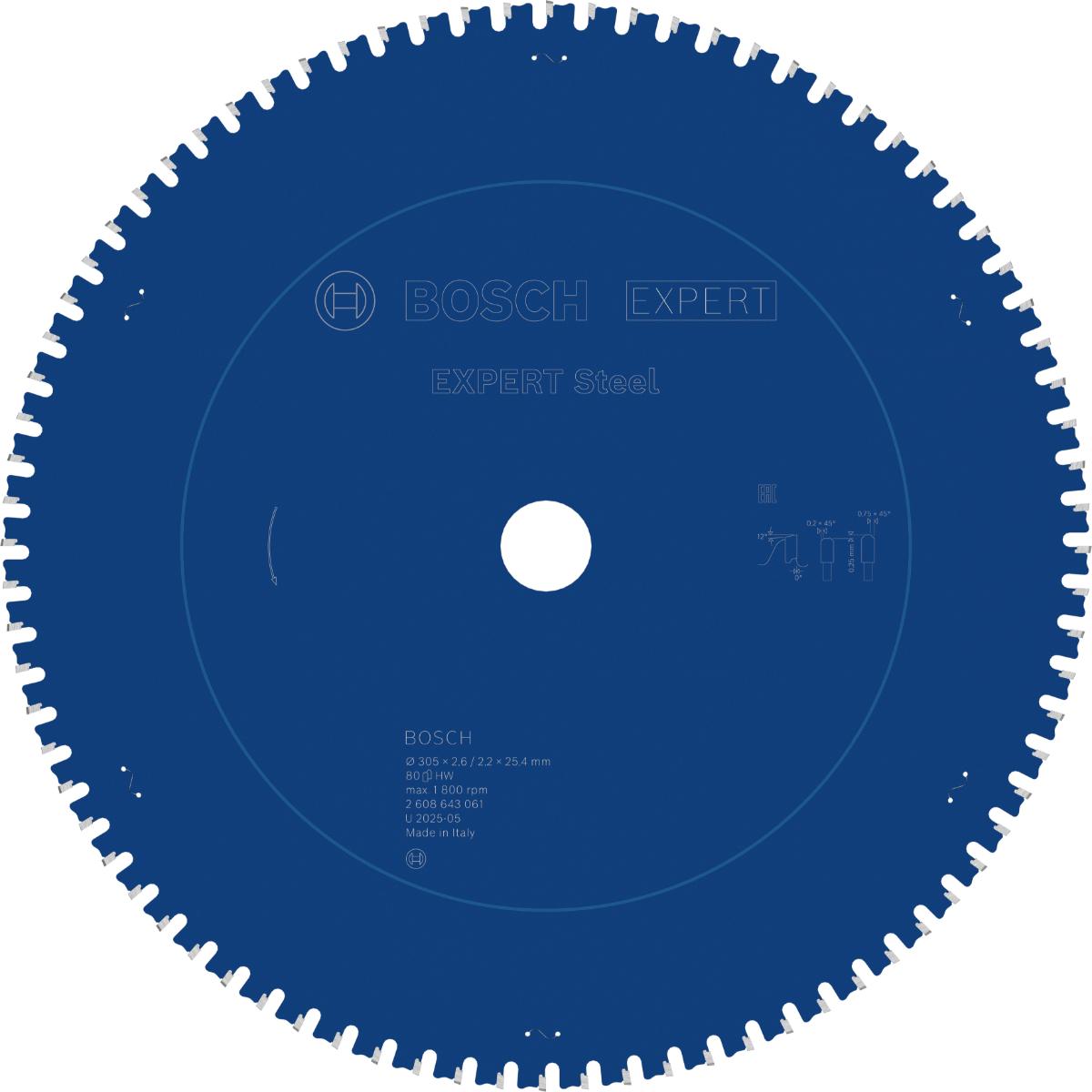 Bosch Kreissägeblatt Expert for Steel