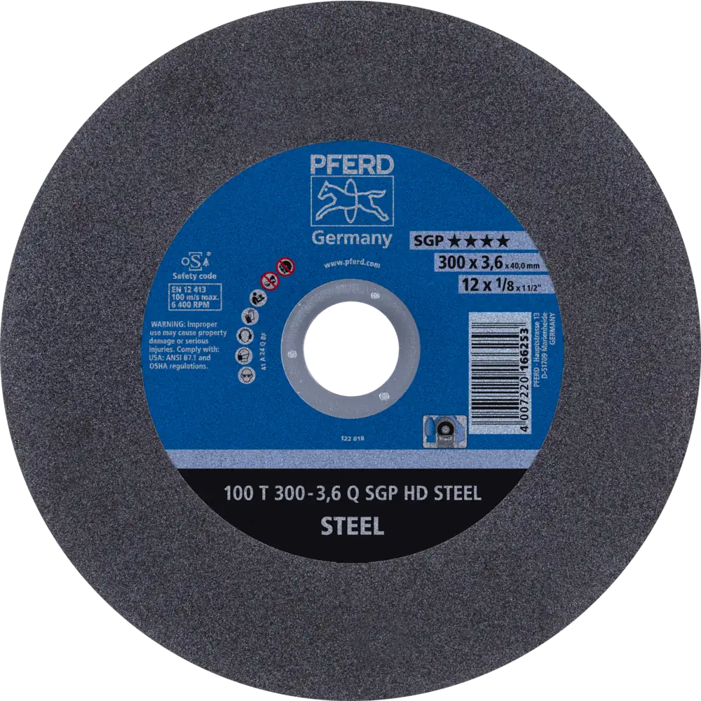 PFERD TOOLS Stationäre Trennscheibe T HD STEEL für Stahl