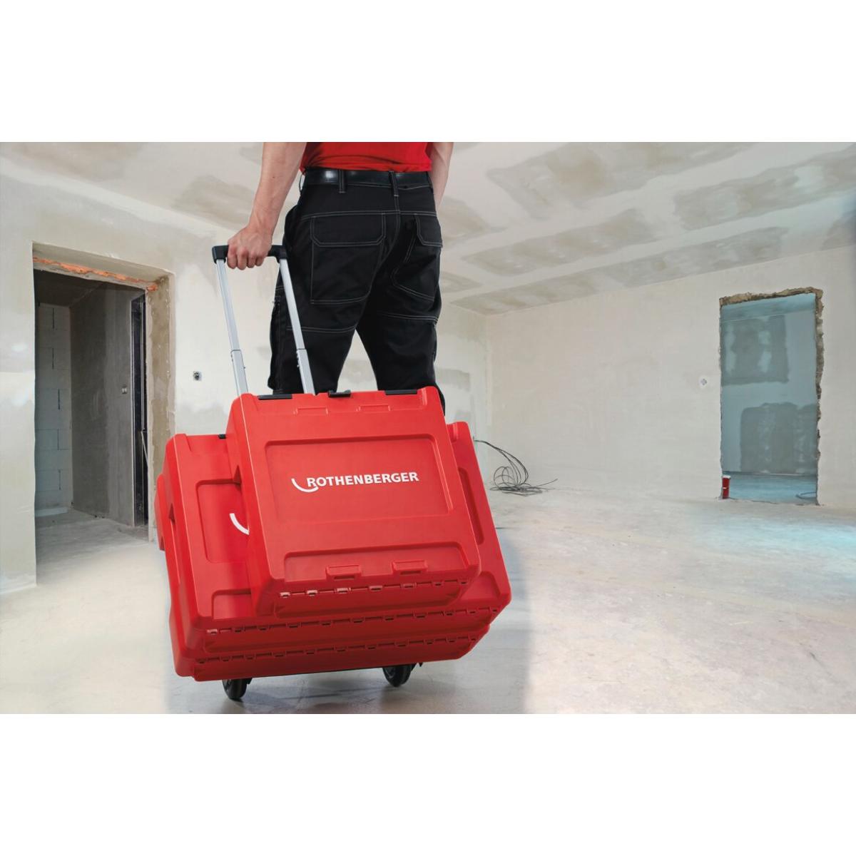 Rothenberger Werkzeugkoffer ROCASE 4212 mit Einlage Pressbacken klein