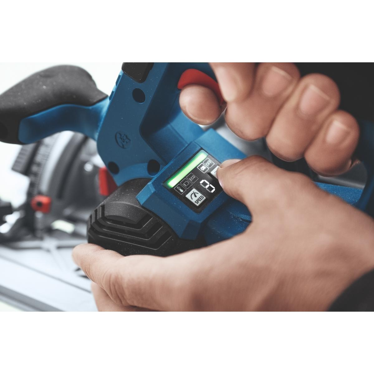 Bosch Akku-Kreissäge GKS 18V-57-2 GX,Karton + FSN 44