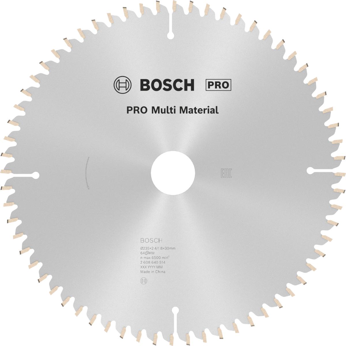 Bosch PRO Kreissägeblatt Multi Material für Handkreissägen