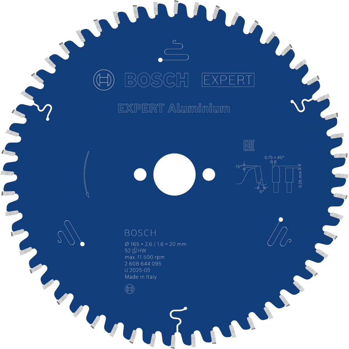 Bosch Kreissägeblatt Expert for Aluminium ø 165 mm