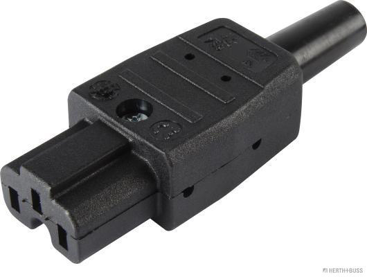 HERTH&BUSS Steckdose, 3-polig, 10 A, 250 V, C15A