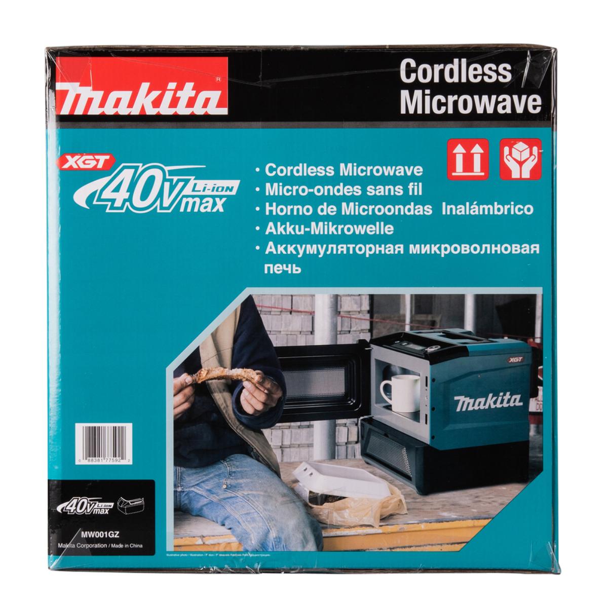 Makita Akku-Mikrowelle 40V max. - 350/500 W - 8 l - MW001GZ