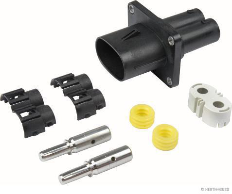 HERTH&BUSS Steckgehäusesatz, 2-polig, 35 mm², Rundstecker