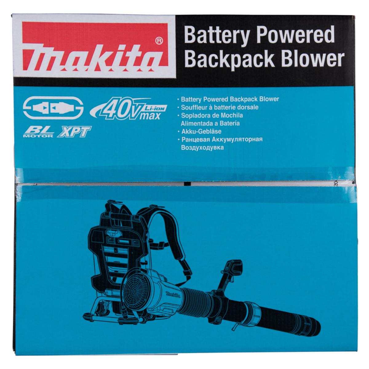 Makita Akku-Rucksackgebläse PDC-Connector - 0-19,7 m³/min - 0-76,3 m/s - UB004CZ