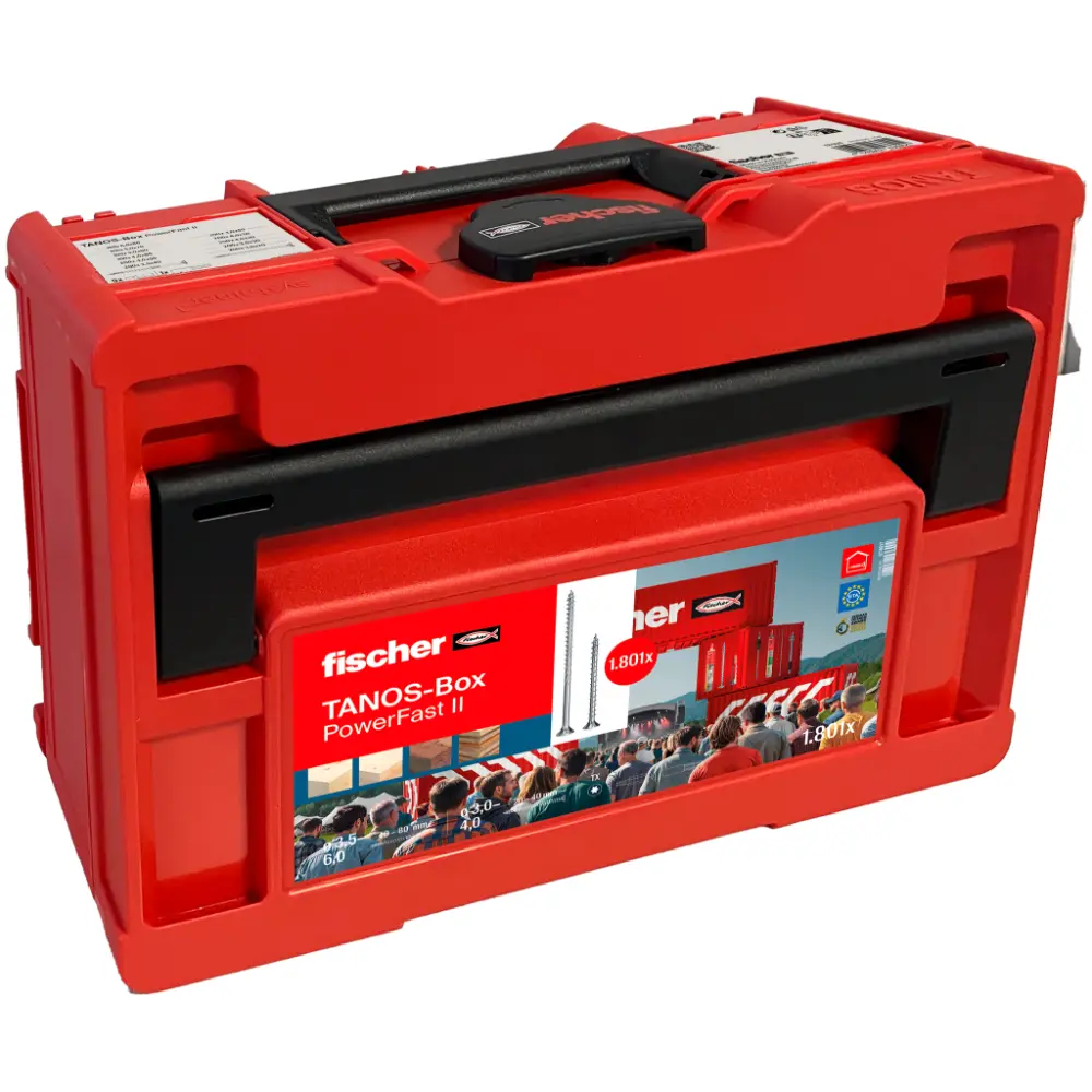 Fischer Aktion 2025 - Sortimentsbox Spanplattenschrauben PowerFast II Tanos-Box M173
