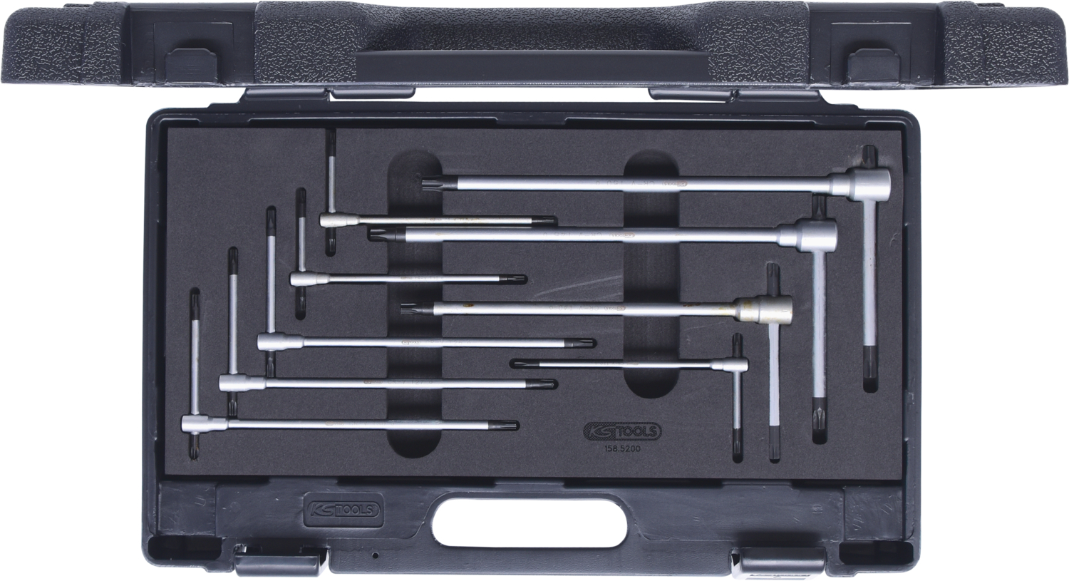 KS Tools 3-Wege T-Griff-Torx-Schlüssel-Satz, 9-tlg