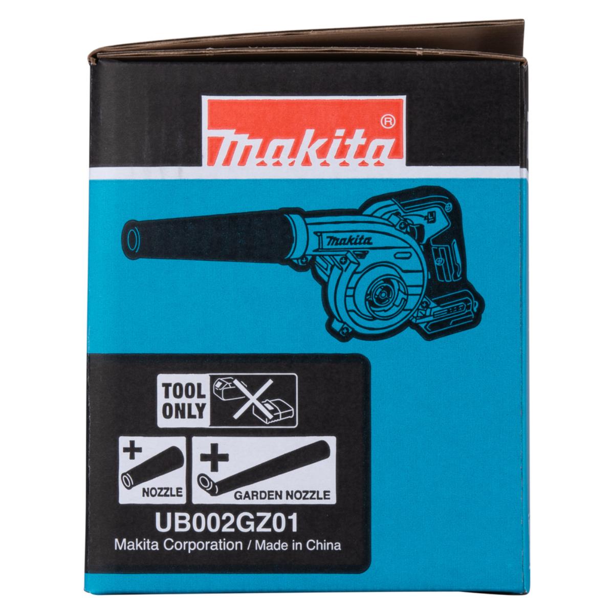 Makita Akku-Gebläse 40V max, 3,0 - 3,2 N, 3,5 - 3,6 m³/min, 99 m/s