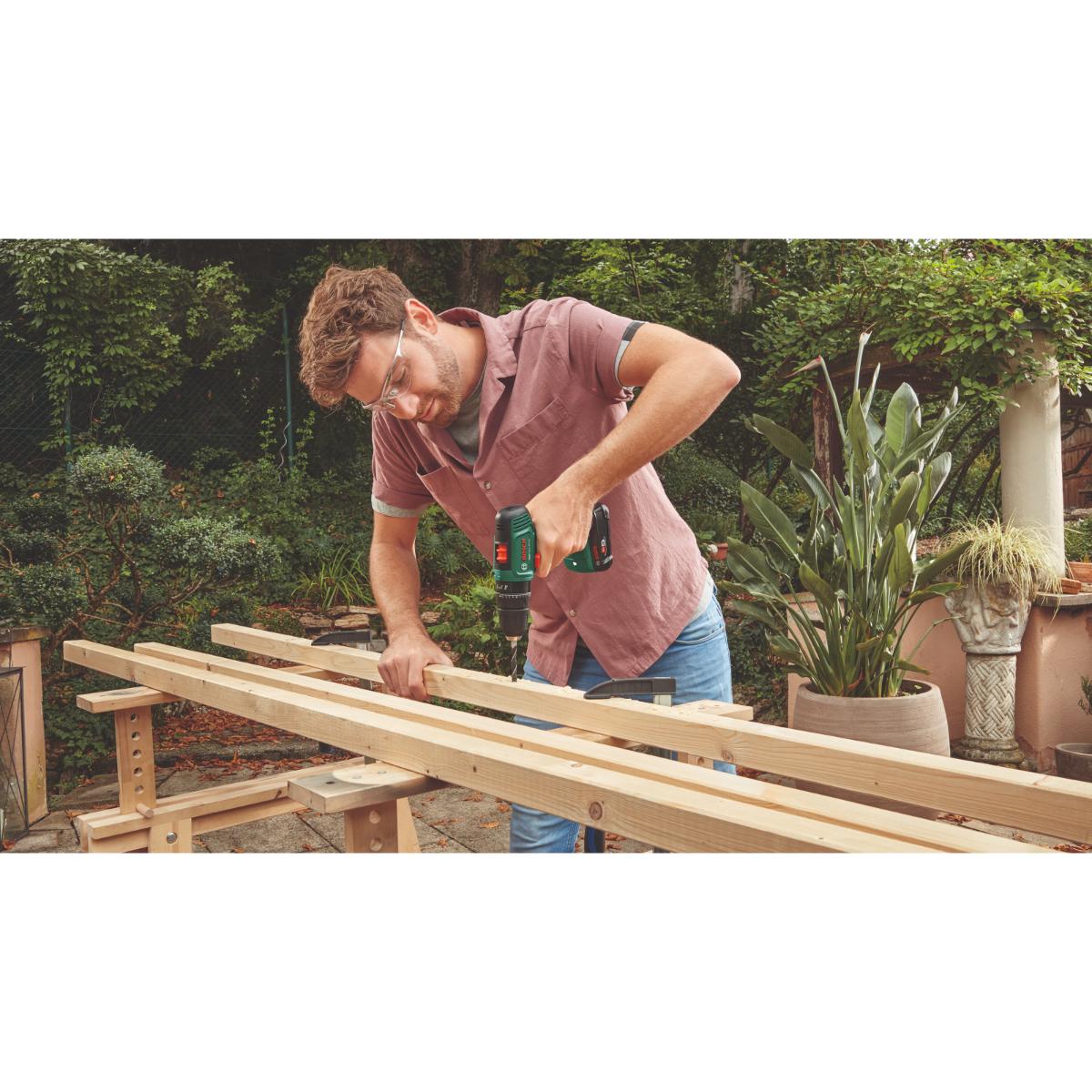 Bosch Akku-Bohrschrauber EasyImpact 18V-40, 1 x Akku PBA 18V 1.5Ah + SystemBox