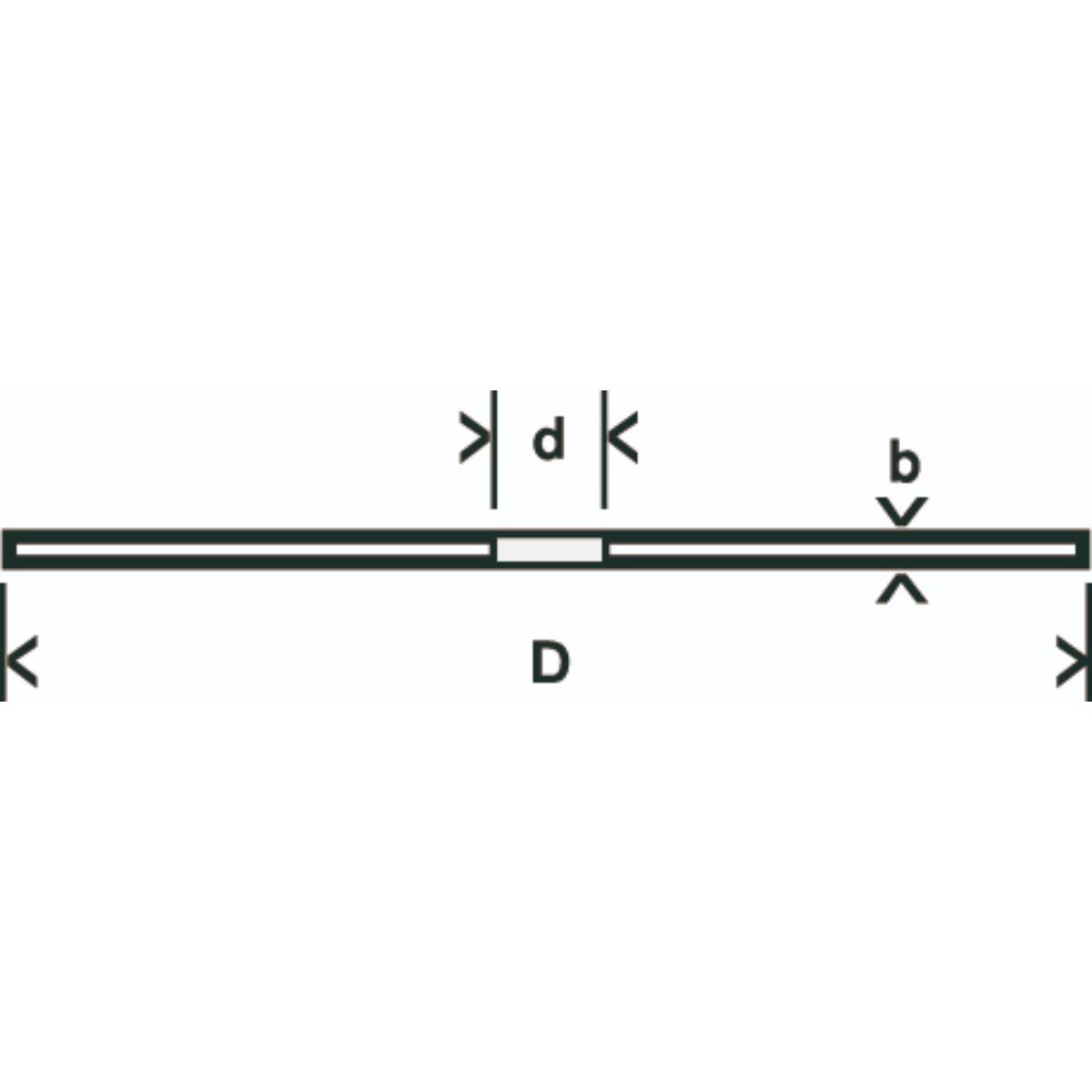 Bosch Standard for Metal für Trennscheibe gerade, 180 mm, 22,23 mm
