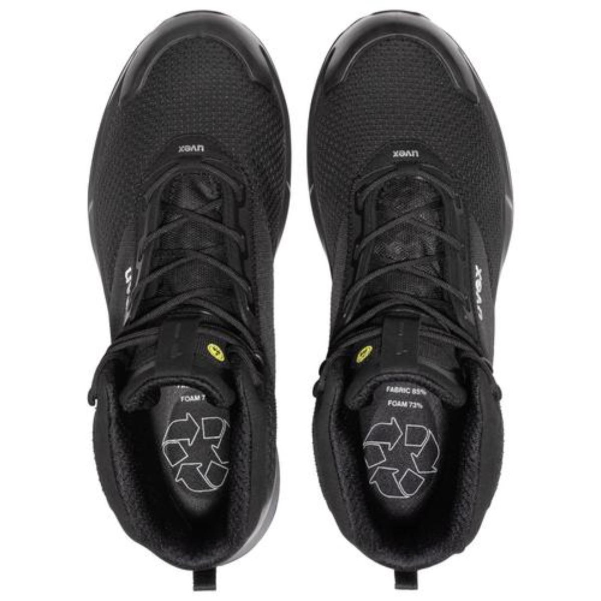 uvex 1 x-craft pro Sicherheitsschuh S1 PL Stiefel, schwarz